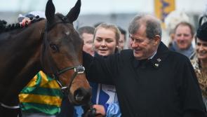 WATCH: JP McManus celebrates stunning hat-trick on St Patrick's Thursday at Cheltenham