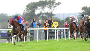 WATCH: Limerick jockey enjoys history equalling hat-trick of wins at Galway Summer Festival