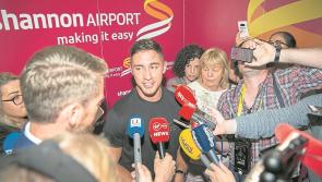 WATCH: Chaos at Shannon Airport as Love Island winner Greg O'Shea arrives home