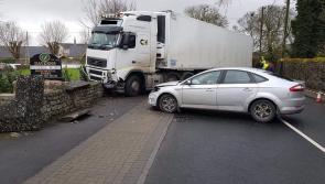 Lorry crashes into Limerick funeral home