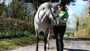 Limerick's Elaine crosses the Macra winning post in first place