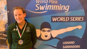 Limerick swimmer excels at World Para Series in Italy