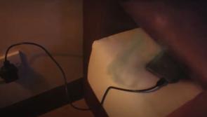 Watch: the importance having  a working smoke alarm as phone charger goes on fire