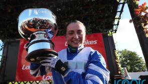 Bryony Frost on board Franco De Port for Willie Mullins in John Durkan