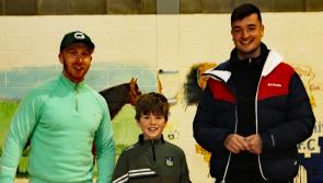 In Pictures: Limerick hurling stars Cian Lynch and Kyle Hayes visit Staker Wallace GAA Club