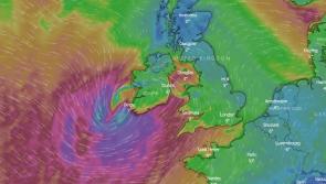 WATCH LIVE: Track the path of Storm Eunice as it bears down on Ireland with dangerous conditions forecast