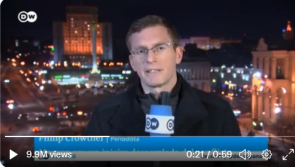 Impressive reporter goes viral while covering the situation in Ukraine 