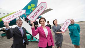 WATCH: Excitement at Shannon Airport as transatlantic flights resume for first time post-Covid