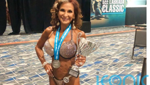 '70 is just a number' - Granny takes bodybuilding circuit by storm after back surgery