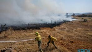 Wildfires in Europe abate as temperatures start to decline