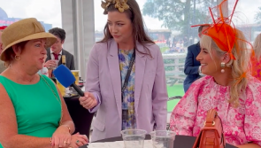 WATCH: Mother and daughter lapping up the festival atmosphere at the Irish Derby