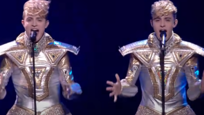 Irish pop duo Jedward reveal 'close call' after bus crashes into train station