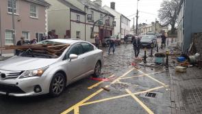 Tornado causes huge damage in Irish village as country braces for Storm Fergus