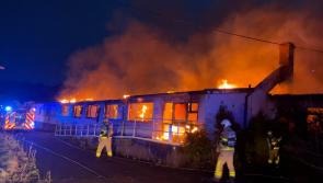 Fire services battles major fire at site for potential refugee accommodation