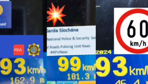 CAUGHT: Garda&iacute; detect cars travelling 30km/h ABOVE speed limit on wet road