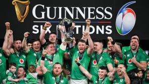PICTURES:  Ireland celebrate at the Aviva Stadium as they retain the Six Nations