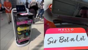 WATCH: Dublin Airport deploy AI robot fleet to help passengers in Terminal one this summer