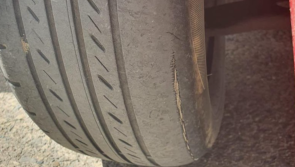 'It's very dangerous' - Garda&iacute; fine driver with defective tyre as they issue appeal
