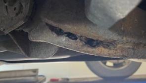 'Don't let this happen to you' - NCT testers in warning after car's major fail