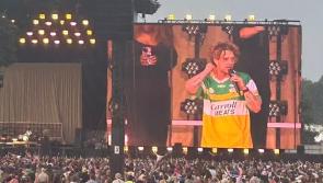 WATCH:  Electric Picnic act proudly dons his a jersey from particular Irish county 