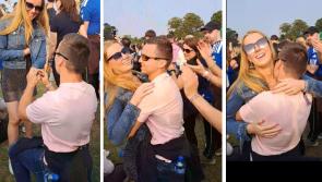WATCH: Help us find these Electric Picnic lovebirds who got engaged during Wolfe Tones' Grace