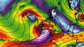ALERT: Ireland to be hit by storm on New Year's Day amid warning for wind and snow