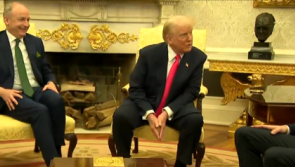 'Shame on you' Taoiseach laughs and cracks a joke when housing crisis is brought up with Trump