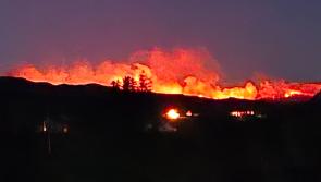 Watch: 'Challenging night' for Coast Guard amid intense Donegal mountain wildfire 