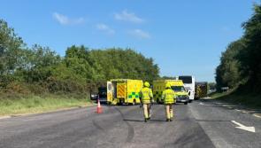 Long traffic delays to Limerick v Cork match after collision involving supporters' bus 