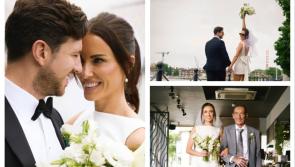 PICTURES: Holly Carpenter ties the knot in intimate ceremony at Dublin restaurant