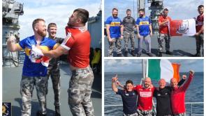 'One crew, two counties': Irish Navy sailors 'get to grips' ahead of All-Ireland final