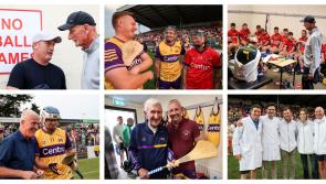 IN PICTURES: Celebrities and GAA legends turn out at Hurling for Cancer Research match