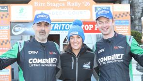 Champagne corks pop to toast a Limerick success in the Birr Stages Rally