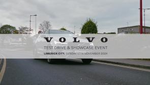 WATCH: Don&rsquo;t miss the Volvo Test Drive and Showcase event happening this weekend in Limerick!