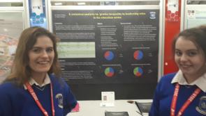 WATCH: Limerick girls examine gender inequality at BT Young Scientist