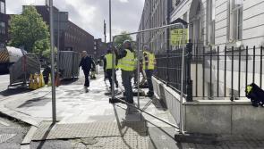 WATCH: Clean-up underway on Dublin street after makeshift asylum seeker encampment removed