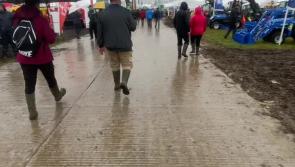 WATCH: Soggy start to Ploughing 2023 with very muddy conditions underfoot