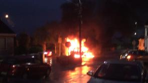 Limerick Fire Service responds after car bursts into flames in Limerick village