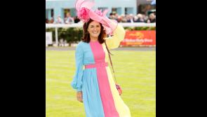 Olive Foley wins Dubai Duty Free Most Stylish Lady contest at the Curragh