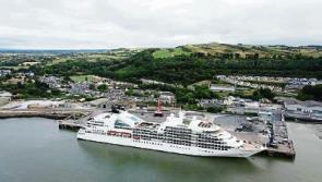 WATCH - Seabourn Quest: Luxury mega yacht docks in Limerick port