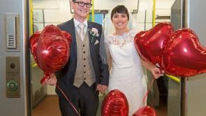 On the right track: Couple who met on the train return to Limerick station on wedding day