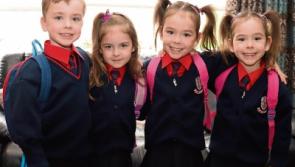 First day of school for gorgeous Limerick quads