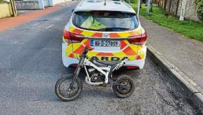 Limerick gardai seize scrambler which was being ridden on footpath
