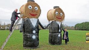 Adare hotel celebrates marriage equality with straw couples