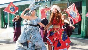 Stand Up and Fight:&nbsp;Limerick school's Munster inspired designs stop traffic