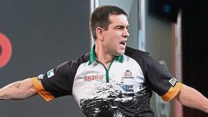 WATCH: Limerick's William O'Connor powers on at World Series of Darts Finals