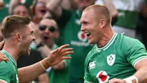 WATCH: Keith Earls celebrates milestone 100th cap with spectacular try against England