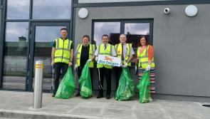 Bus &Eacute;ireann employees help clean up Limerick as part of national campaign 