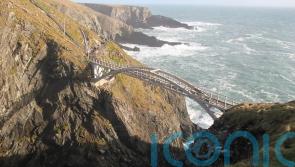 Eleven people rescued after fishing vessel catches fire off  coast of Cork