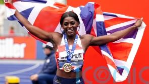 &lsquo;I&rsquo;m here to stay&rsquo;, says Daryll Neita after double sprint success in Manchester